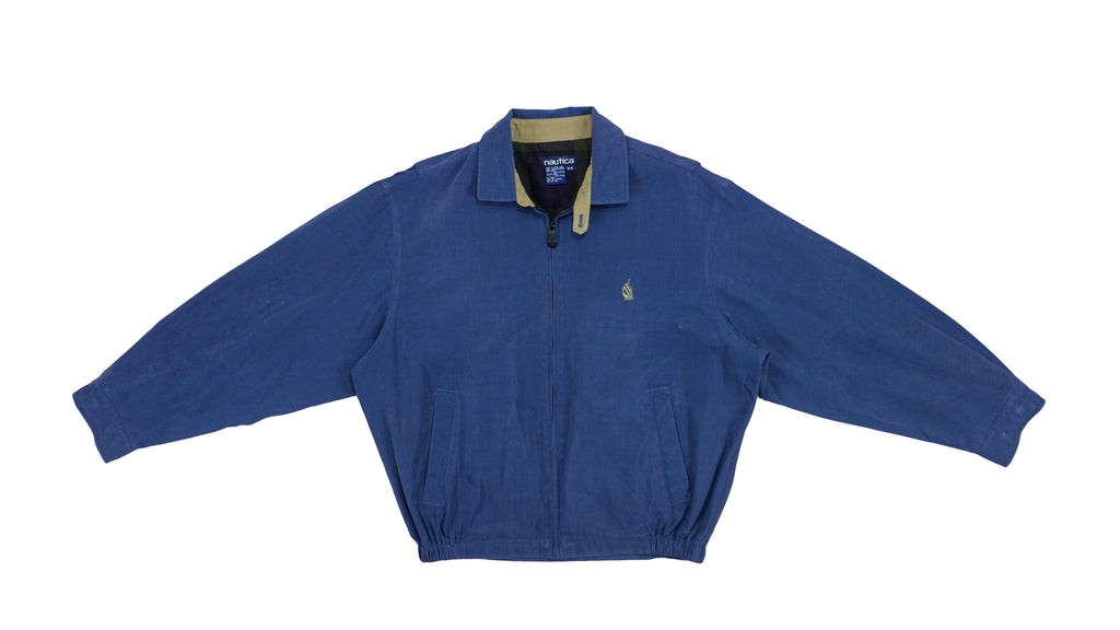 Nautica - Blue Sailing Windbreaker 1990s Large Vintage Retro