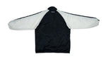 Kappa - Black & White Spell-Out Windbreaker 1990s Large Vintage Retro