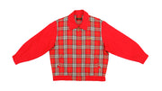 Vintage (Arnold Palmer) - Red Checkered Bomber Jacket 1990s Medium Vintage Retro
