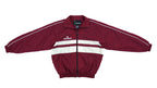 Diadora - Red with White Windbreaker 1990s Medium Vintage Retro