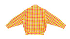 Vintage (Arnold Palmer) - Orange Checkered Bomber Jacket 1990s Medium Vintage Retro