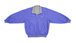 Lacoste - Blue & Grey Reversible Lightweight Jacket 1990s Large Vintage Retro