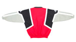 Adidas - Red, Black & Grey Spell-Out Track Jacket 1990s Large Vintage Retro