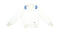 Adidas - White with Blue Warm Jacket 1990s Small Vintage Retro