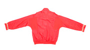 Adidas - Red Zip Up Windbreaker 1990s Medium Vintage Retro