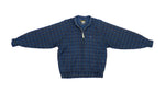 Adidas - Blue Zip Up Harrington Jacket 1990s Small