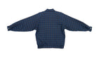 Adidas - Blue Zip Up Harrington Jacket 1990s Small vintage Retro