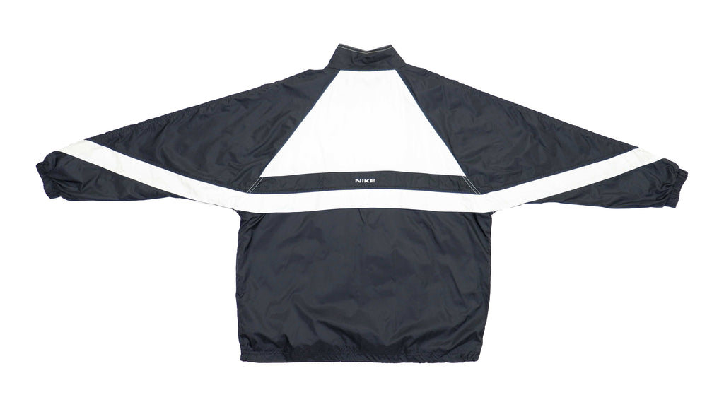 Nike - Black/White Jacket 1990s X-Large