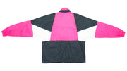 Nike - B&W and Pink Colorblock Windbreaker 1980s Large