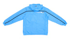 FUBU - Blue spell-Out Hooded Jacket 1990s Large Vintage Retro