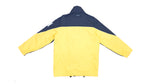 Vintage Retro Nautica - Dark Blue and Yellow Sailing Jacket 1990s Small