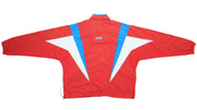 Vintage Retro Nike - Red with Blue & White Grey Tag Jacket 1980s X-Large