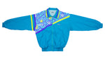 FILA - Teal Made in Italy Windbreaker 1990s XX-Large