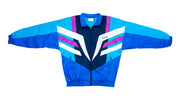 Adidas - Blue Colorway Windbreaker 1990s Large Vintage Retro