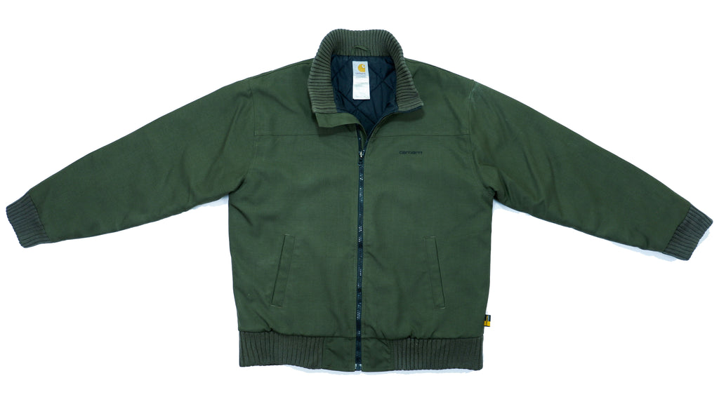 Carhartt - Green Canvas Jacket 1990s XX-Large