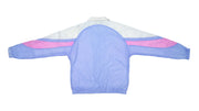 Vintage Retro Reebok Light Purple & Pink Tricolor Windbreaker Jacket 1990s Small