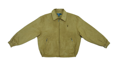 Ralph Lauren (Polo) - Brown Suede-Like Jacket X-Large