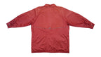 Burberry - Red Harrington Long Jacket Large Vintage Retro
