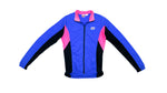 Vintage Retro Grey Tag Nike - Black and Purple Colorway Runners Zip-up Jacket 1990s Medium