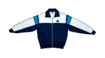 Kappa - Blue & White Taped Logo Track Jacket 1990s Medium