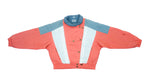 Ellesse - Orange with White Colorblock Bomber Jacket 1990s Medium Vintage Retro