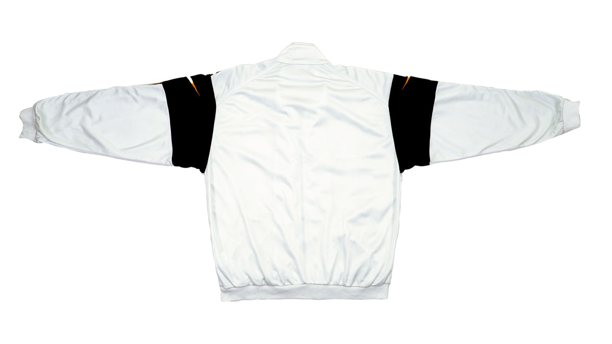 Vintage Retro Nike - B&W with Gold USA Edition Track Jacket 1990s Medium