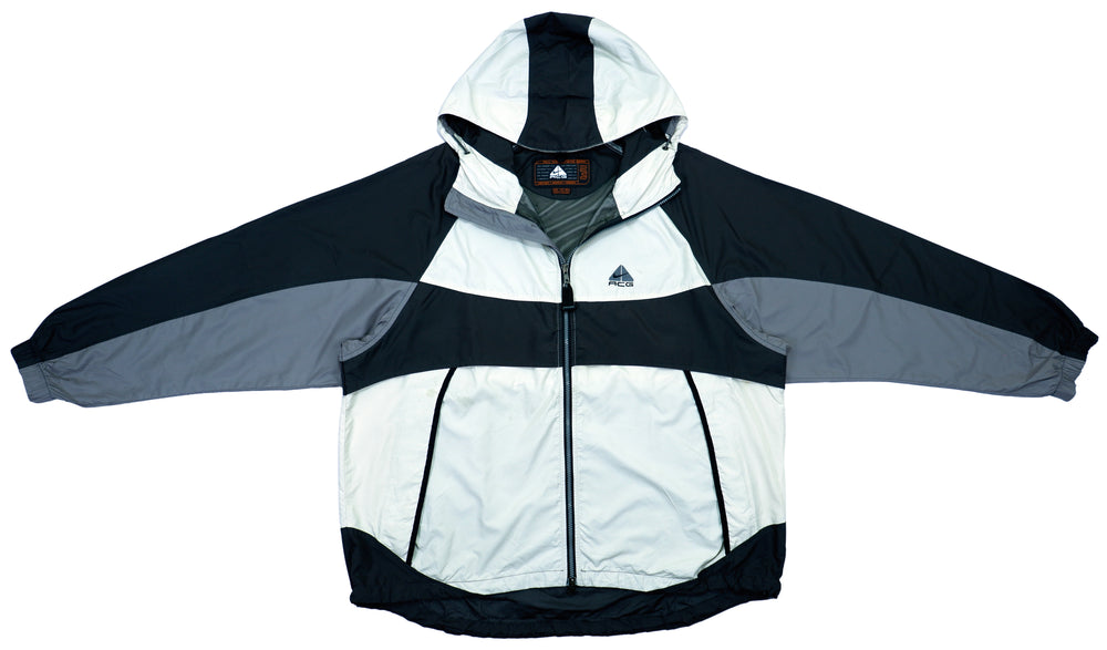 Nike - B&W and Grey ACG Medium Weight Jacket 1990s XX-Large