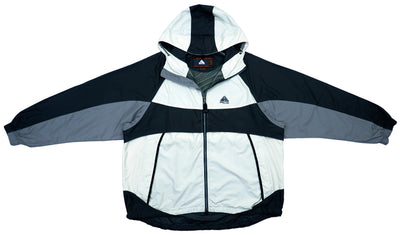 Nike - B&W and Grey ACG Medium Weight Jacket 1990s XX-Large