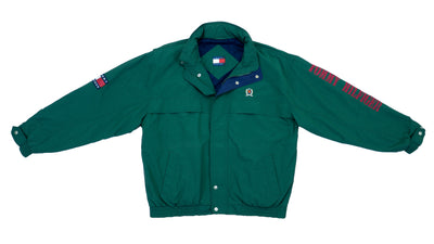 Tommy Hilfiger - Green Spell-out Lightweight Jacket X-Large