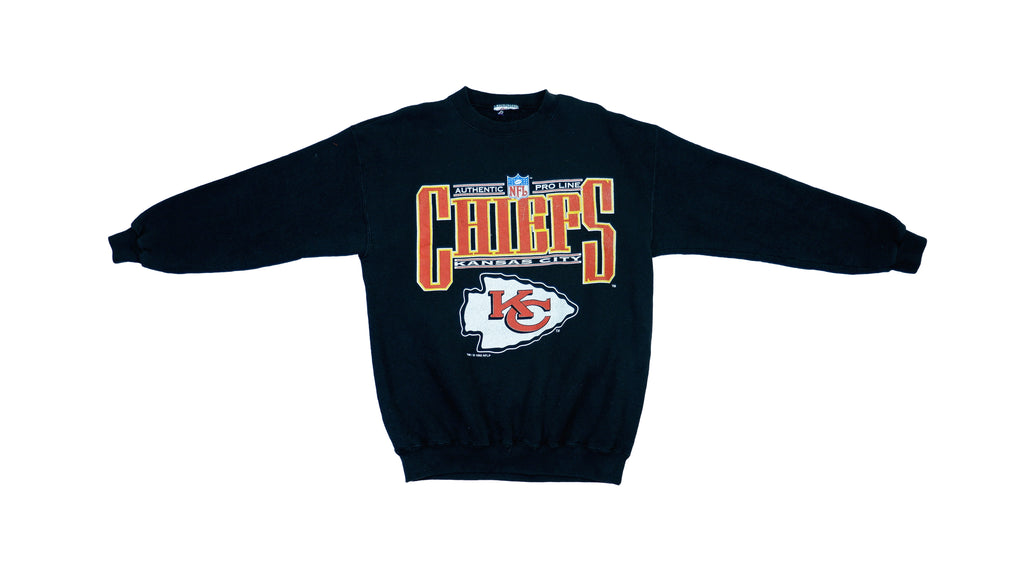 Vintage Retro NFL Football NFL Pro Line - Kansas City Chiefs Sweatshirt 1995 Small Football