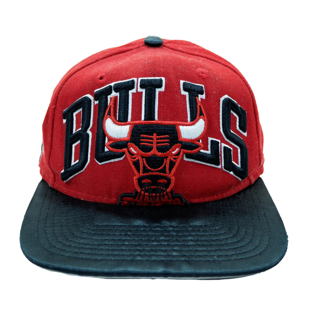 NBA (Hardwood Classic) - Chicago Bulls Snapback Hat 1990s Adjustable