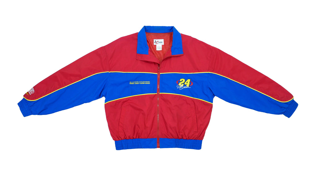 Vintage Retro NASCAR (Chase) - Red & Blue Jeff Gordon Jacket 1990s Large