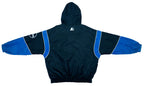 Vintage Retro Basketball Starter - Black & Blue NCAA Final Four Windbreaker 1992 X-Large