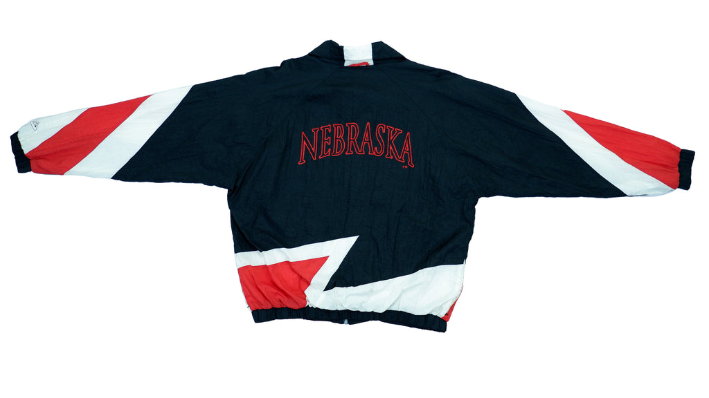Vintage Retro Football NFL (Genuine Stuff) - Nebraska Huskers Windbreaker 1990s Large