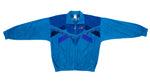 Vintage Retro Puma - Blue Velvet Track Jacket 1990s Large