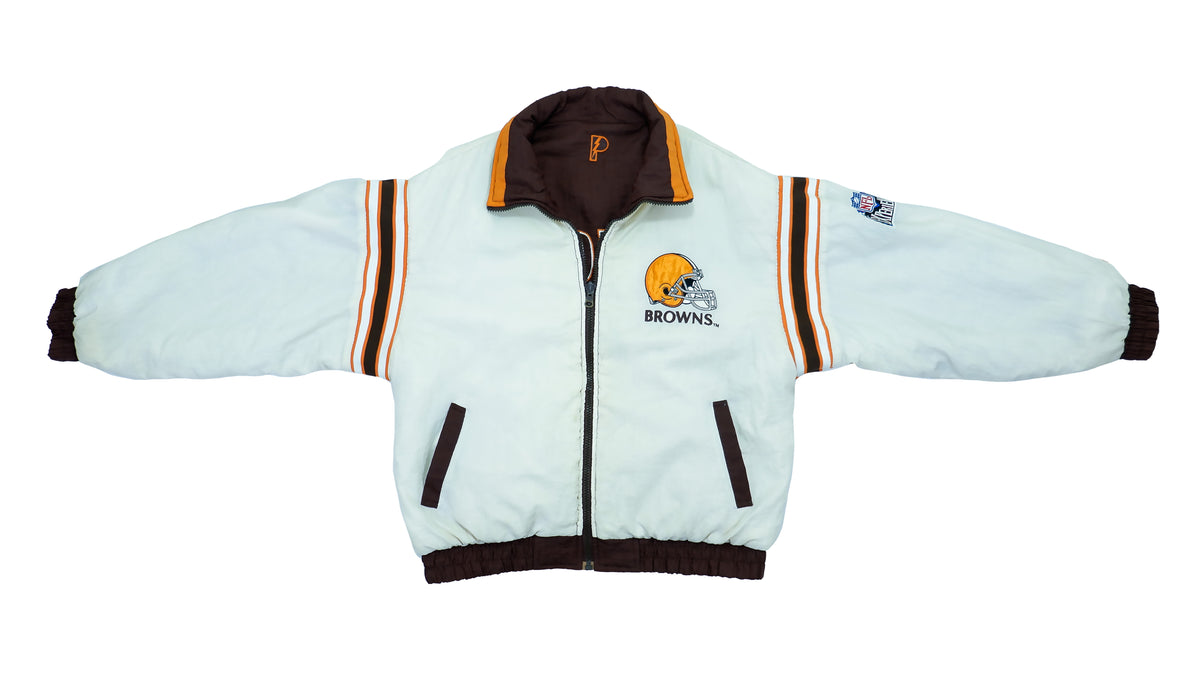 Vintage Retro Football NFL (Pro Player) - Cleveland Browns Reversible Jacket 1990s XL