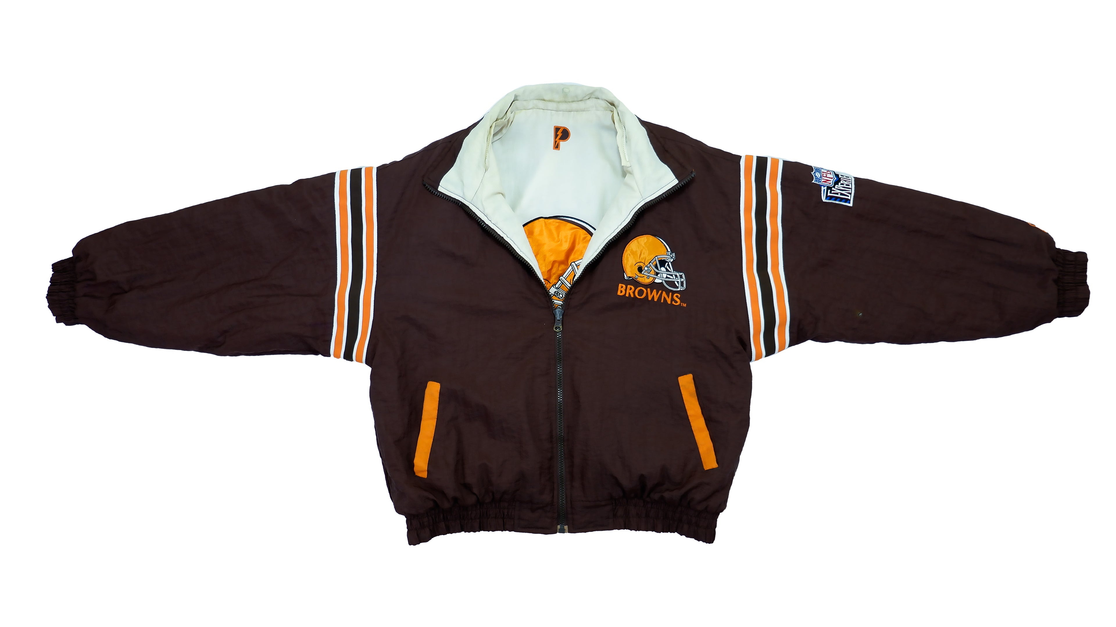 Vintage Retro Football NFL (Pro Player) - Cleveland Browns Reversible Jacket 1990s XL