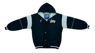 Starter - San Antonio Spurs Hooded Jacket 1990s Large