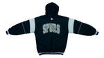Vintage Retro NBA Basketball Starter - San Antonio Spurs Hooded Jacket 1990s Large