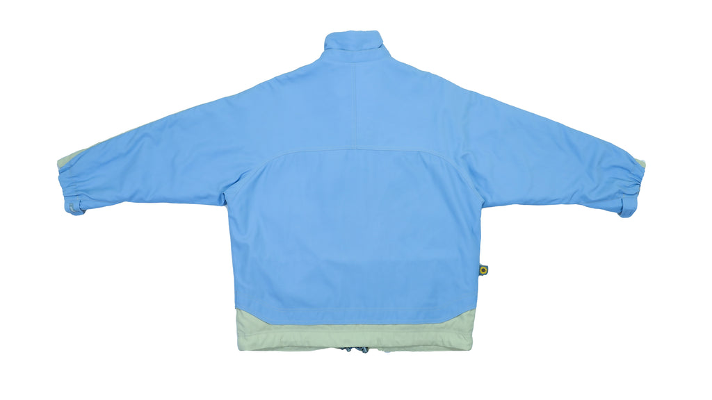 Vintage Retro Ellesse - Baby Blue Sunflower Jacket 1990s Large