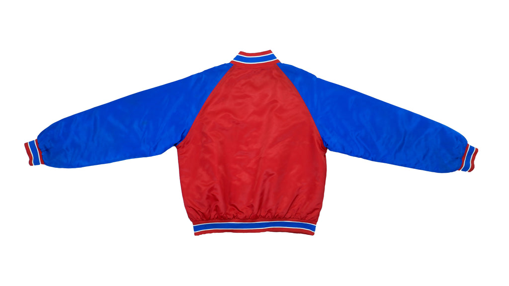 Vintage Retro Basketball NBA (Hardwood Classic) - Philadelphia 76ers Satin Jacket 1990s Medium