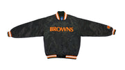 Vintage Retro Football NFL - Cleveland Browns Satin Jacket 1990s Large