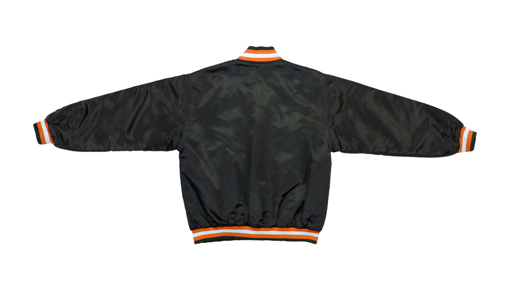 Vintage Retro Football NFL - Cleveland Browns Satin Jacket 1990s Large