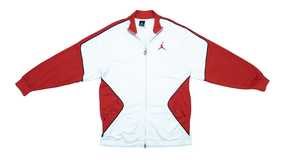 Vintage Retro Jordan - Red & White Jumpman Track Jacket 1990s Medium