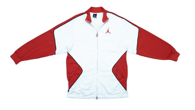 Jordan - Red & White Jumpman Track Jacket 1990s Medium
