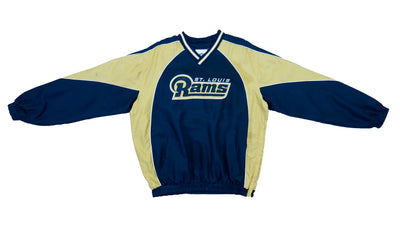 NFL - St. Louis Rams Big Logo Pullover Windbreaker 1990s Large