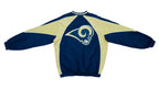 Vintage Retro Football NFL - St. Louis Rams  Big Logo Pullover 1990s Large