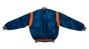 Vintage Retro Football NFL (Fiberglas) - Chicago Bears Satin Bomber 1990s Large