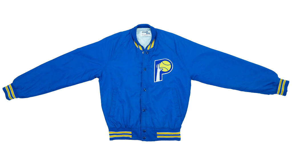 Vintage Retro Basketball NBA (Chalk Line) - Indiana Pacers Button-up Jacket 1990s Medium