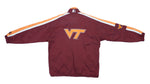 Vintage Retro Starter - Maroon Virginia Tech Windbreaker 1990s Large